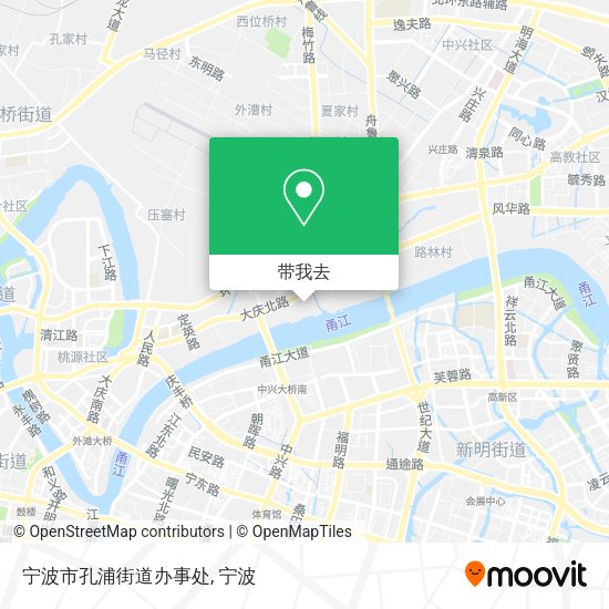 宁波市孔浦街道办事处地图