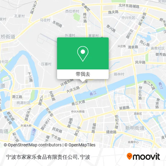 宁波市家家乐食品有限责任公司地图
