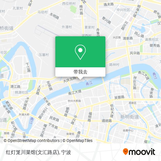 红灯笼川菜馆(文汇路店)地图