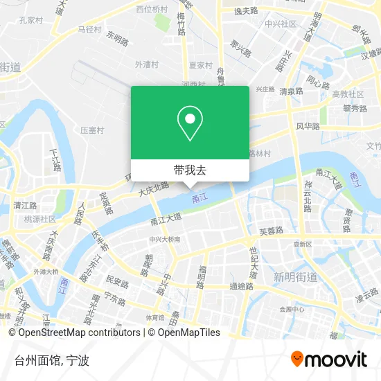 台州面馆地图