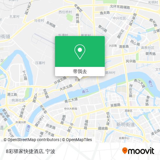 8彩驿家快捷酒店地图