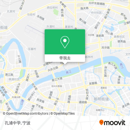 孔浦中学地图