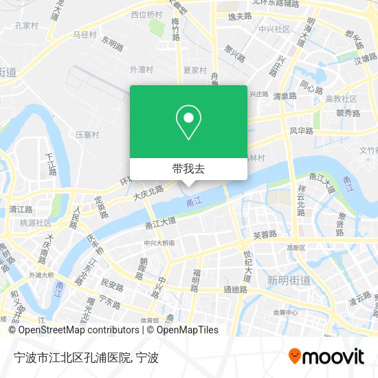 宁波市江北区孔浦医院地图