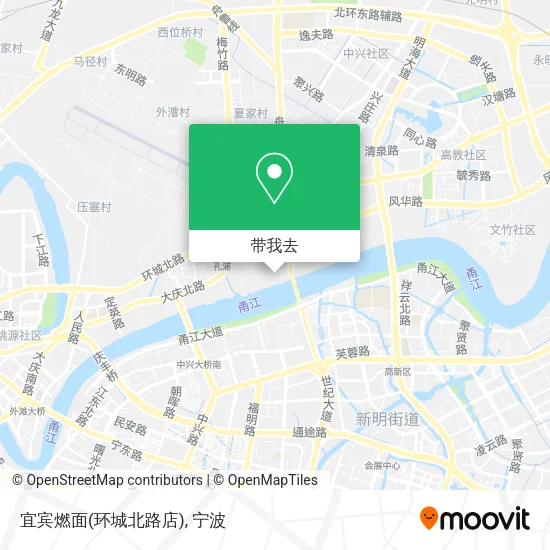 宜宾燃面(环城北路店)地图
