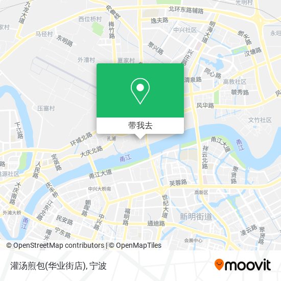 灌汤煎包(华业街店)地图