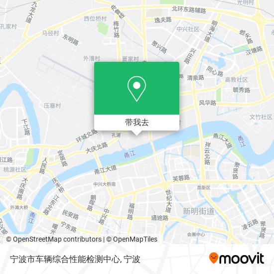 宁波市车辆综合性能检测中心地图