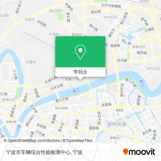 宁波市车辆综合性能检测中心地图