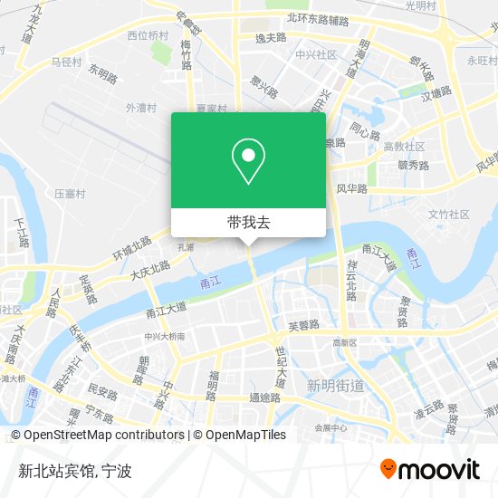 新北站宾馆地图