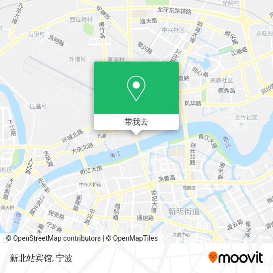 新北站宾馆地图