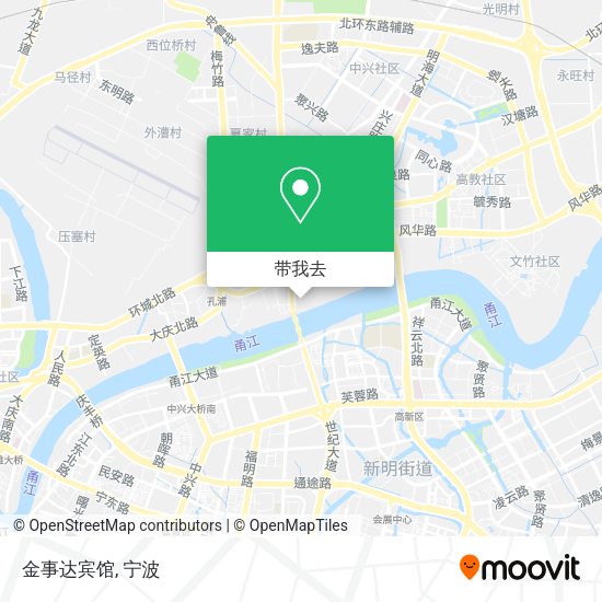 金事达宾馆地图