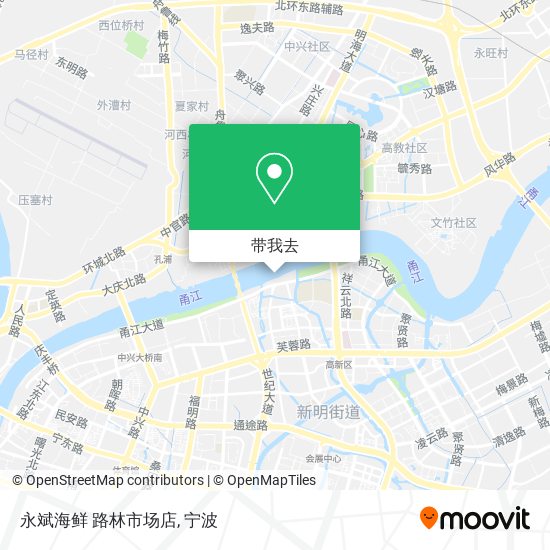 永斌海鲜 路林市场店地图