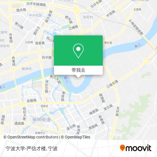 宁波大学-严信才楼地图