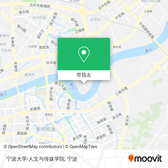宁波大学-人文与传媒学院地图