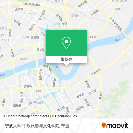 宁波大学-中欧旅游与文化学院地图