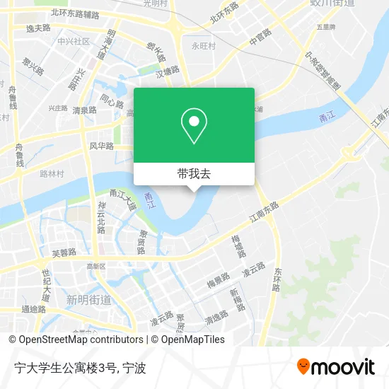 宁大学生公寓楼3号地图