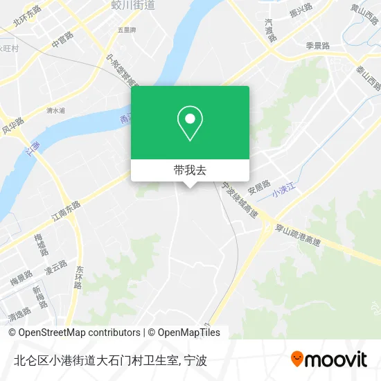 北仑区小港街道大石门村卫生室地图