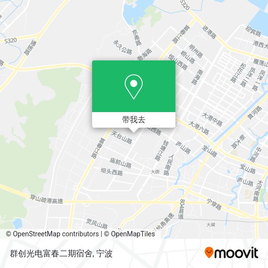 群创光电富春二期宿舍地图