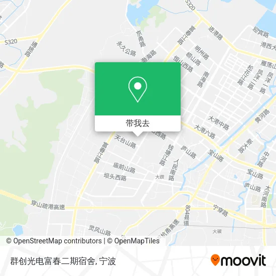 群创光电富春二期宿舍地图
