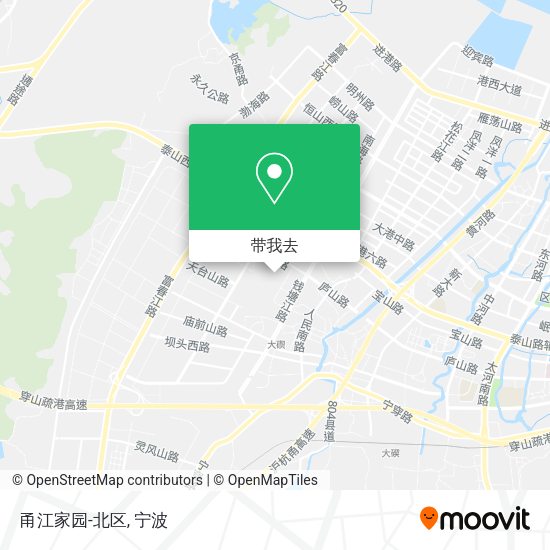 甬江家园-北区地图