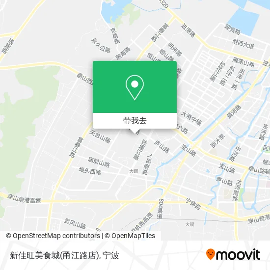 新佳旺美食城(甬江路店)地图