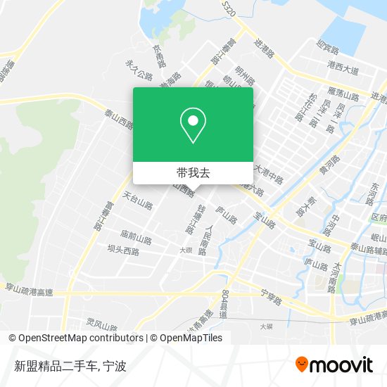 新盟精品二手车地图