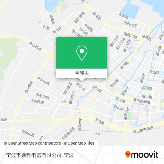 宁波市勋辉电器有限公司地图