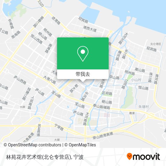 林苑花卉艺术馆(北仑专营店)地图