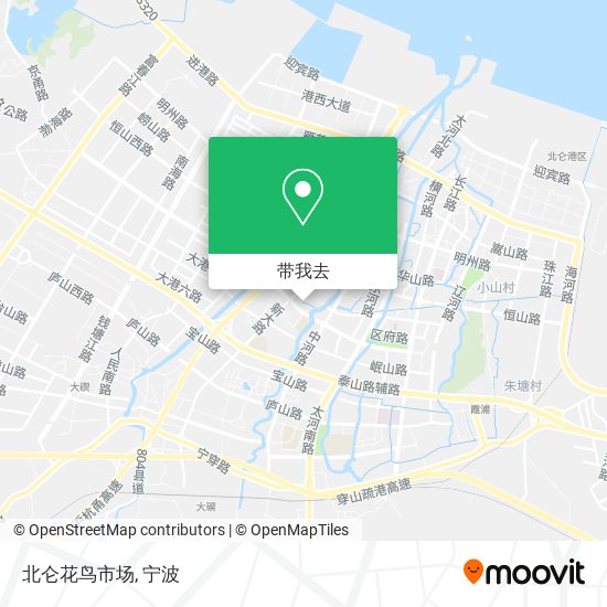 北仑花鸟市场地图