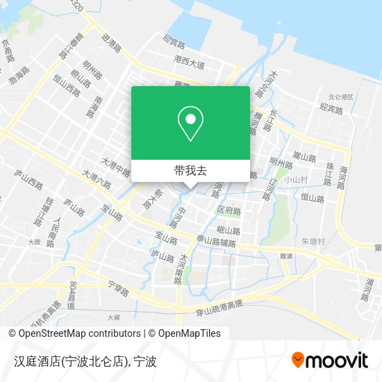 汉庭酒店(宁波北仑店)地图