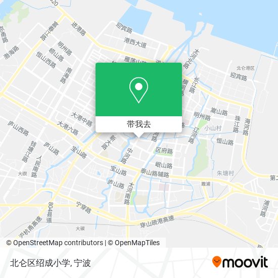 北仑区绍成小学地图