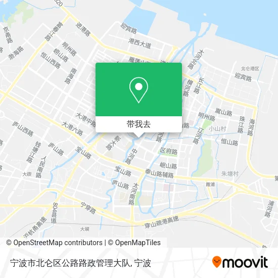 宁波市北仑区公路路政管理大队地图