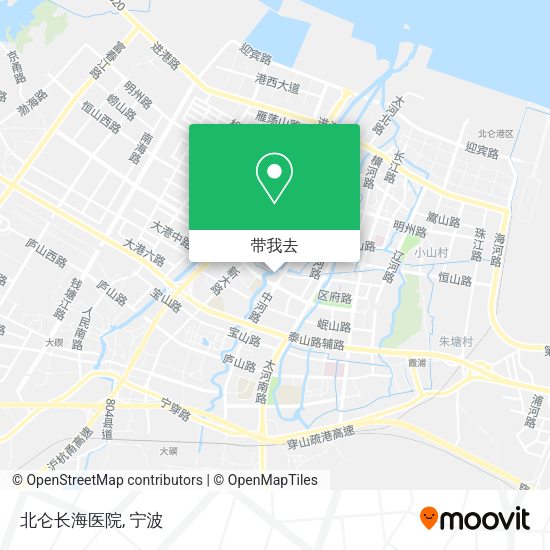 北仑长海医院地图