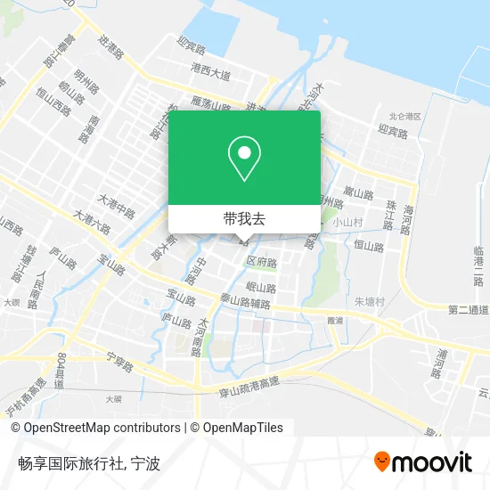 畅享国际旅行社地图