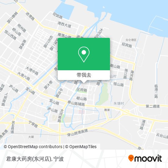 君康大药房(东河店)地图