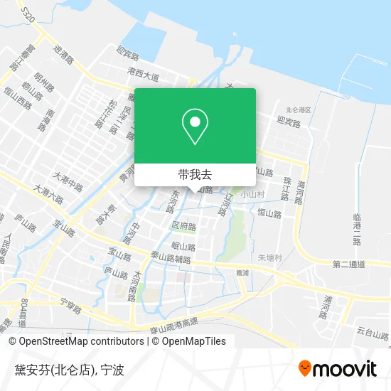 黛安芬(北仑店)地图