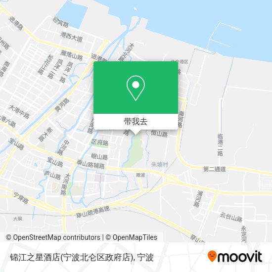 锦江之星酒店(宁波北仑区政府店)地图