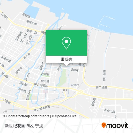 新世纪花园-B区地图