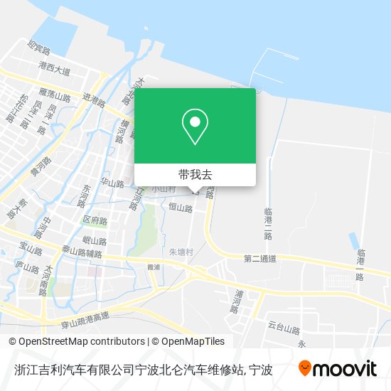 浙江吉利汽车有限公司宁波北仑汽车维修站地图
