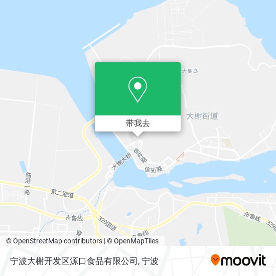 宁波大榭开发区源口食品有限公司地图