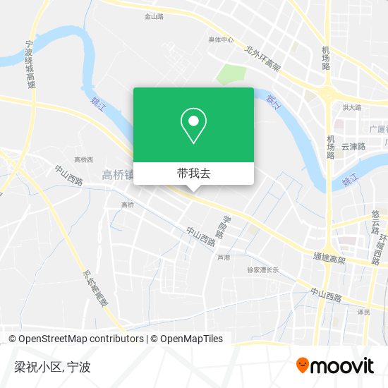 梁祝小区地图