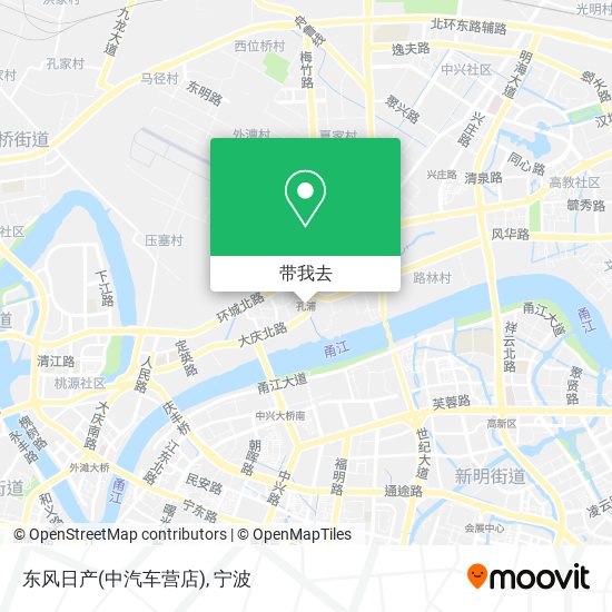 东风日产(中汽车营店)地图