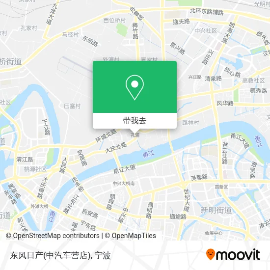 东风日产(中汽车营店)地图