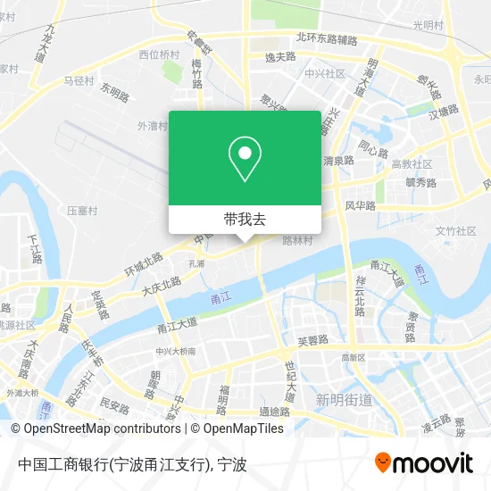 中国工商银行(宁波甬江支行)地图