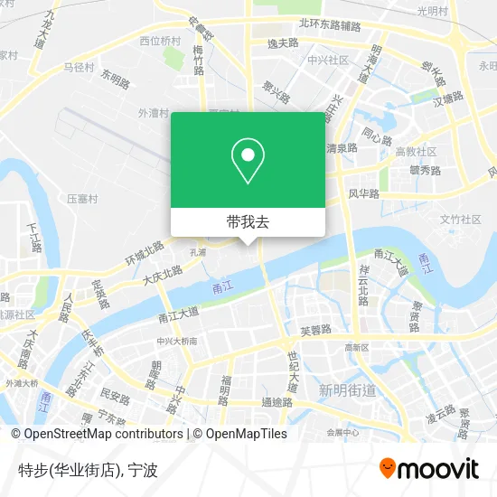 特步(华业街店)地图