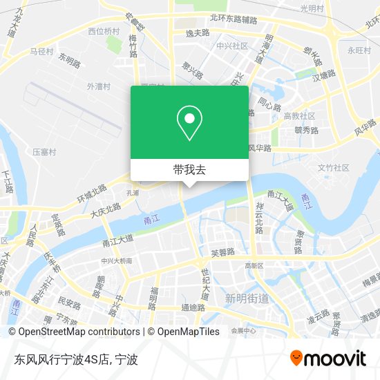 东风风行宁波4S店地图