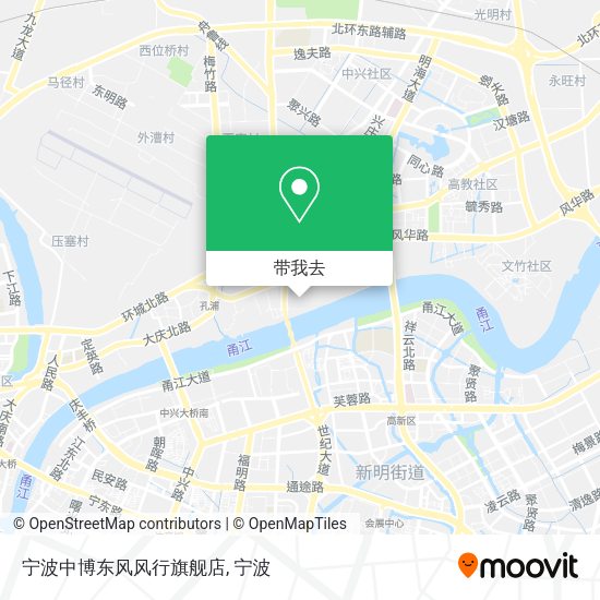宁波中博东风风行旗舰店地图