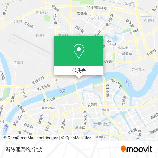 新陈理宾馆地图