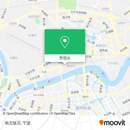 南北饭店地图