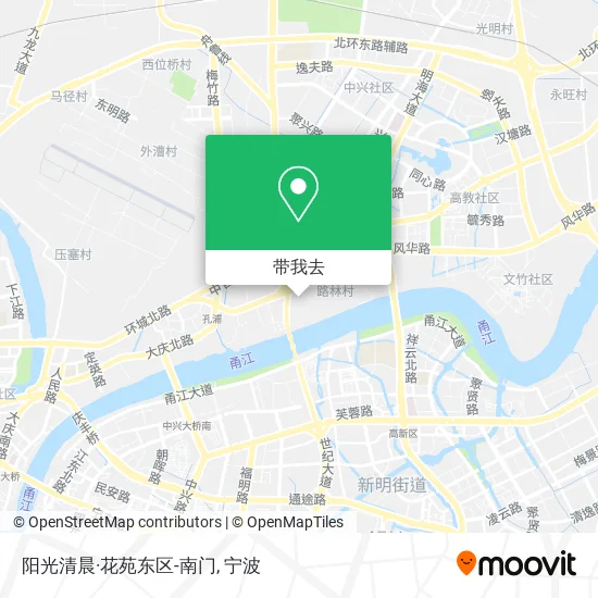 阳光清晨·花苑东区-南门地图