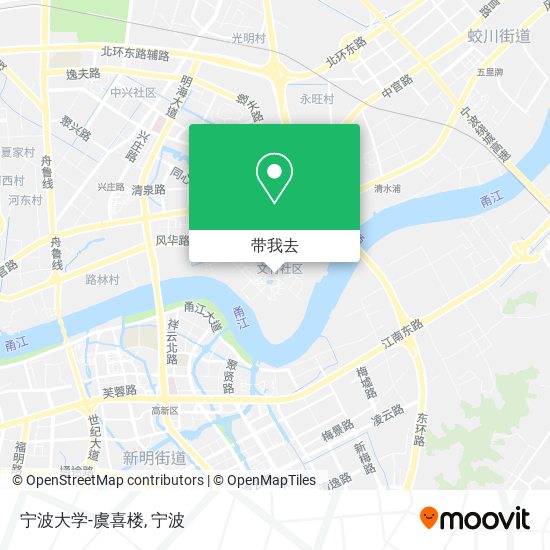 宁波大学-虞喜楼地图
